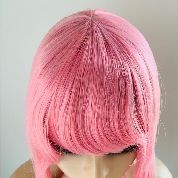 Pink Event Wig with Bangs for Halloween, Cosplay &  Events 🩷 NO FURTHER DISCOUNT - Picture 7 of 13